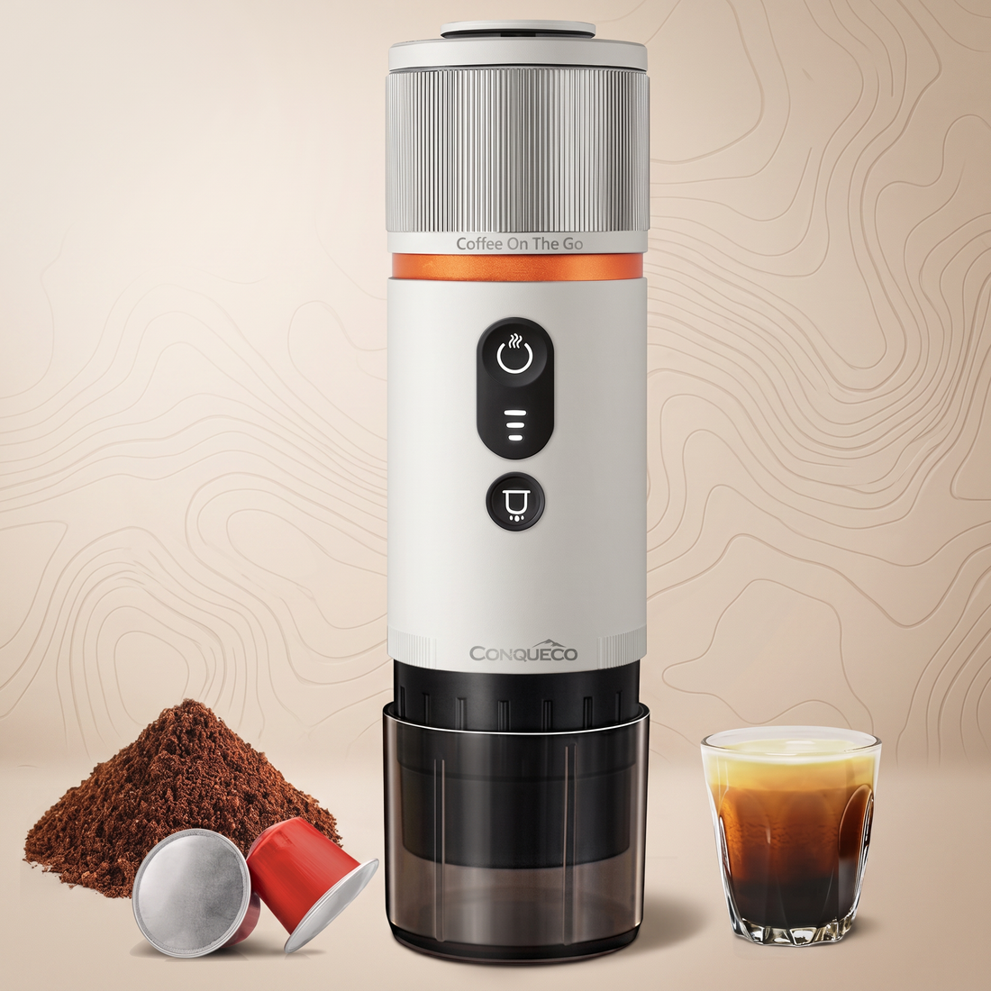 Tragbare Nespresso-Espressomaschine für unterwegs